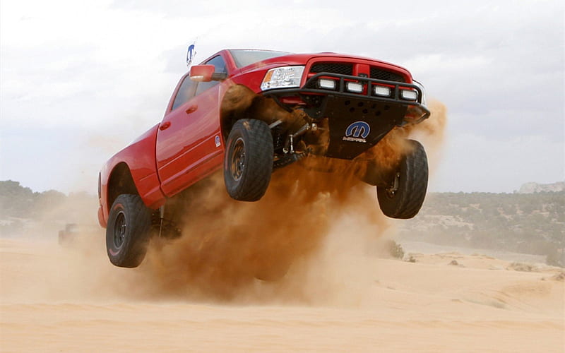 Dodge Ram Safari, sema show, monster truck, sport truck, socal customs, HD wallpaper