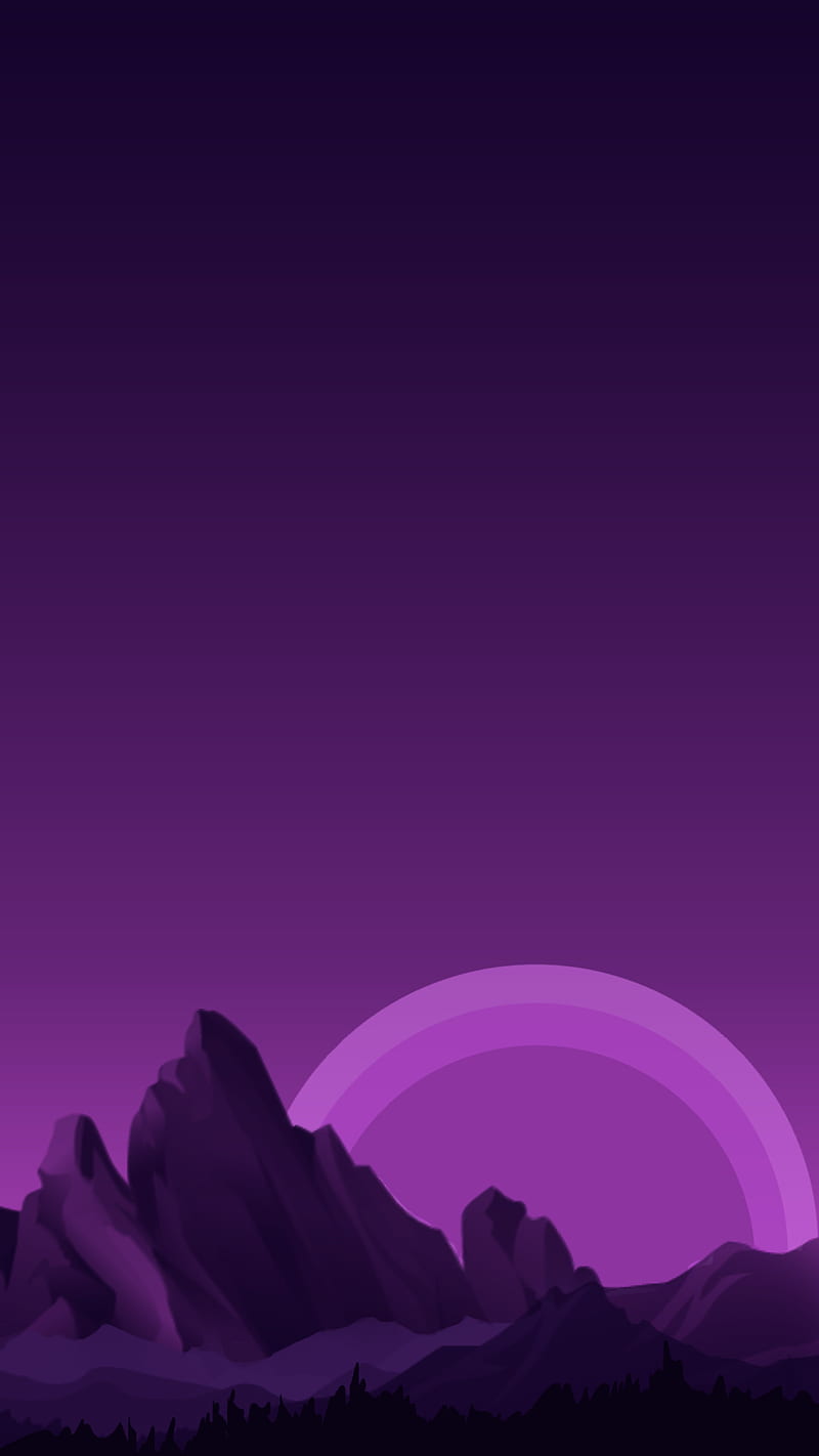 Colorful Purple Mountains  3840 x 2160  rwallpaper