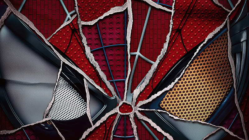 Spiderman No Way Home Broken Mask , spiderman, superheroes, artist, artwork, digital-art, HD wallpaper