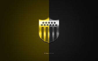 Montevideo City Torque FC, glitter logo, Uruguayan Primera Division, blue  white checkered background, HD wallpaper