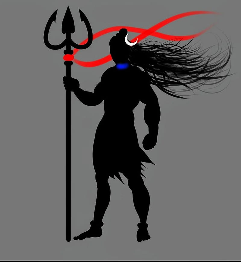Shiva, shadow, HD phone wallpaper | Peakpx