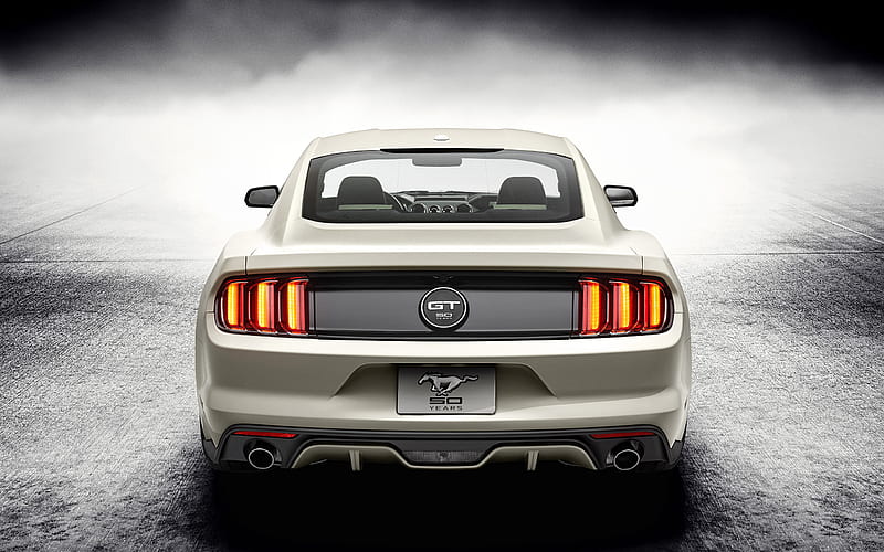 2015 Ford Mustang 50 Year Limited Edition, 6th Gen, Coupe, V8, car, HD wallpaper