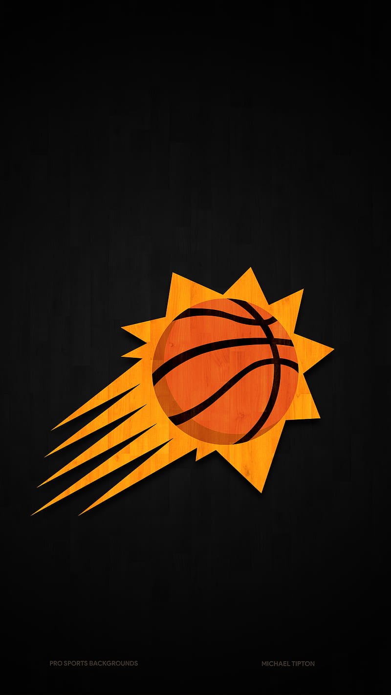 Phoenix Suns, basketball, chris paul, crest, devin booker, emblem, logo, nba, HD phone wallpaper