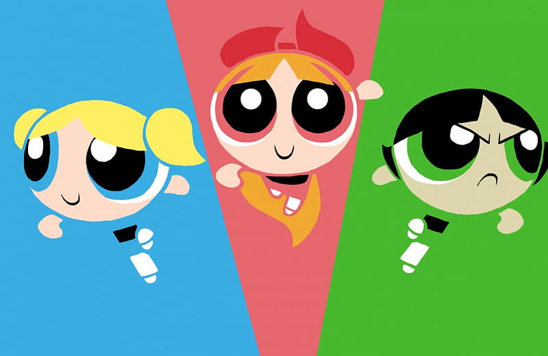 Powerpuff Girls, Bubbles, Buttercup, Pink, Cartoon, Green, Characters,  Cartoon Network, HD wallpaper | Peakpx