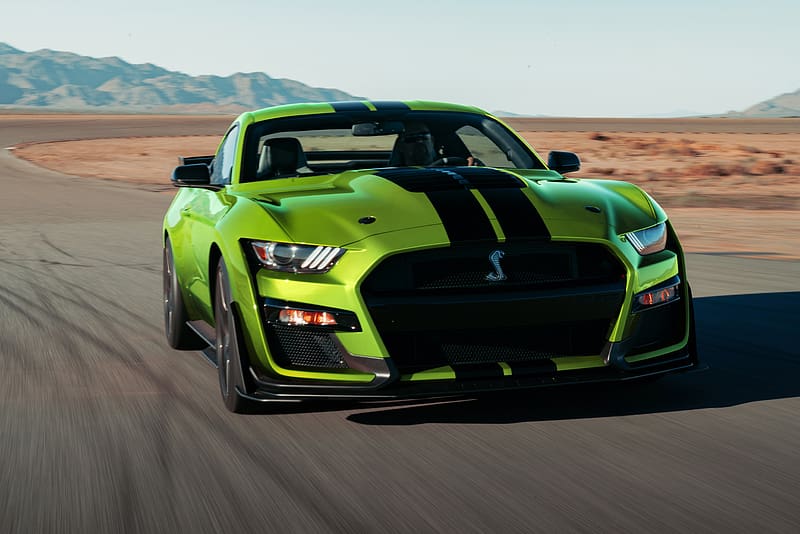 Ford, Car, Ford Mustang, Muscle Car, Ford Mustang Shelby Gt500, Vehicles, Green Car, HD wallpaper