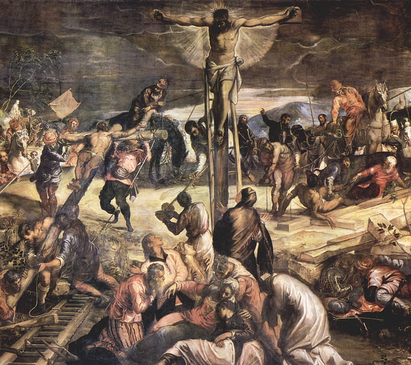 The Crucifiction, art, renaissance, HD wallpaper