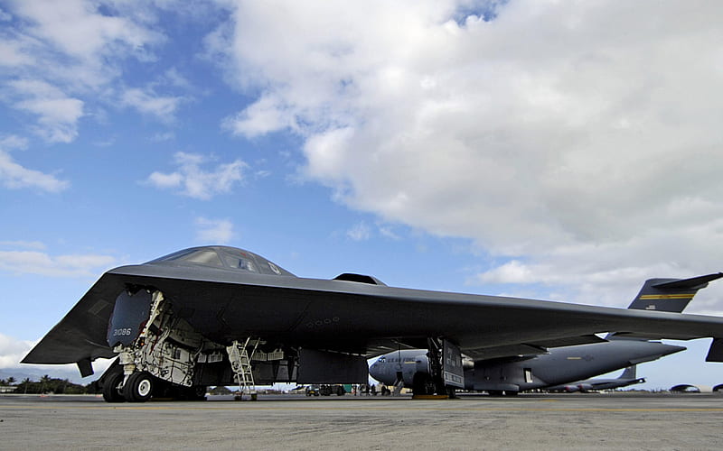 stealth bomber-Military aircraft, HD wallpaper