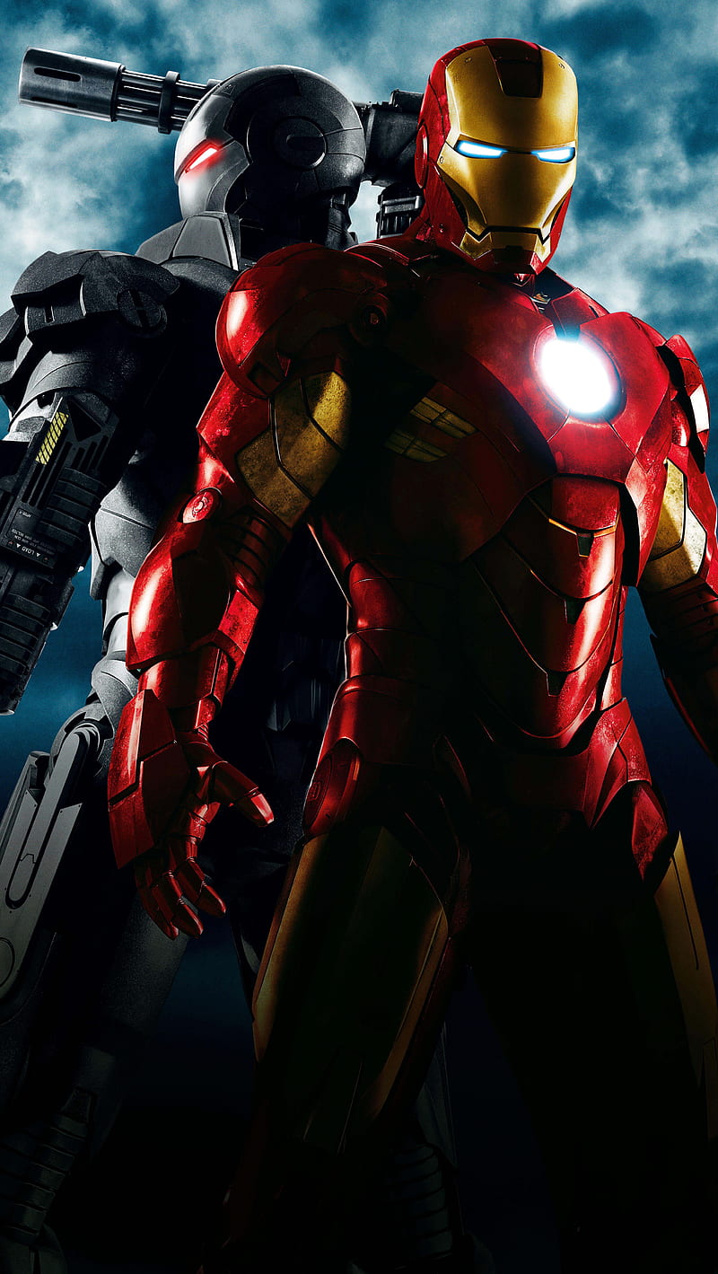 Iron Man, avengers, civil war, hero, la maquina, marvel, sky, HD phone wallpaper