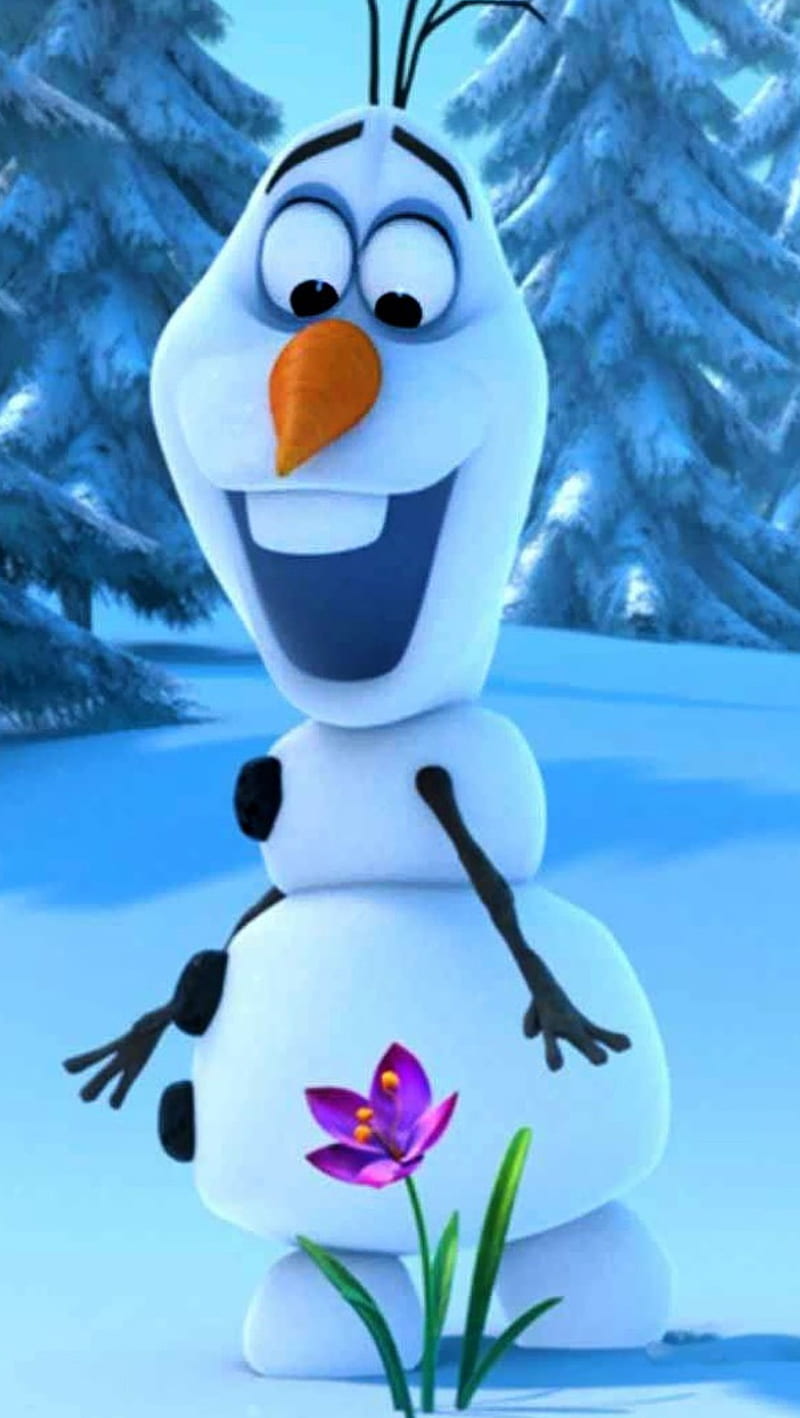 Olaf, dibujos animados, congelado, Fondo de pantalla de teléfono HD | Peakpx