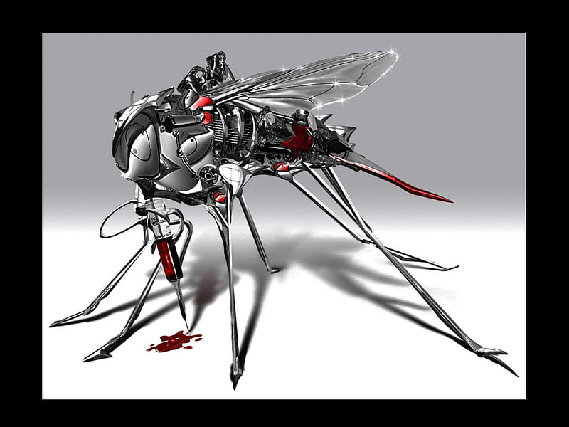 Robotic-Mosquito, out, cool, it, check, HD wallpaper