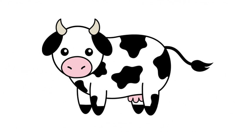 Vacas de dibujos animados imágenes de stock de arte vectorial   Depositphotos