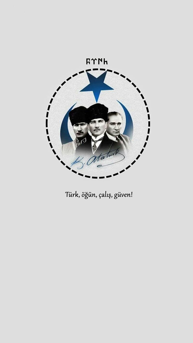 Ataturk, black, blue, bozkurt, cumhuriyet, galaxy, gokturk, light, milli, moon, mreiz, republic, soldier, turk, turkey, turkiye, wolf, HD phone wallpaper