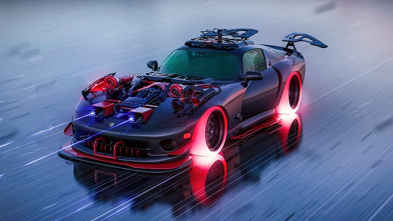 Dodge Viper Concept Car, dodge-viper, concept-cars, artist, artwork, digital-art, HD wallpaper