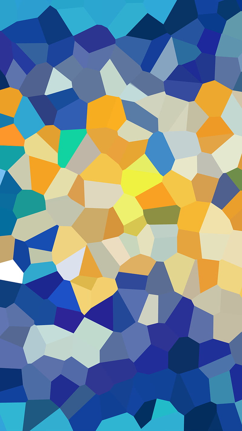 Pixelate D23, 8bit, Abstract, Beautiful Pixels, Mosaic, Pixel, Pixel , Shapes, blue, yellow, HD phone wallpaper