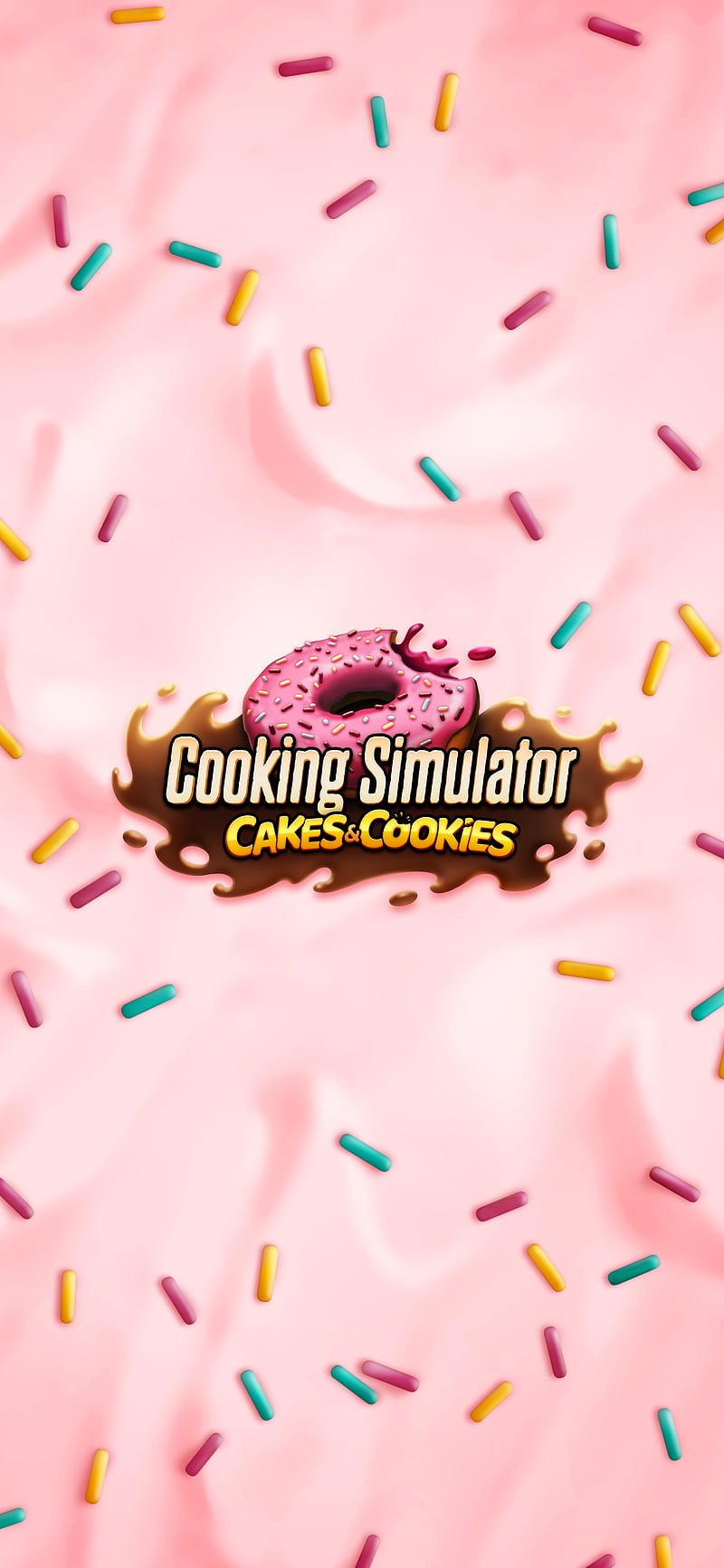 Cakes and Cookies, cakes, cookies, cooking, cute, doughnut, food, games, pastries, pink, sweet, HD phone wallpaper