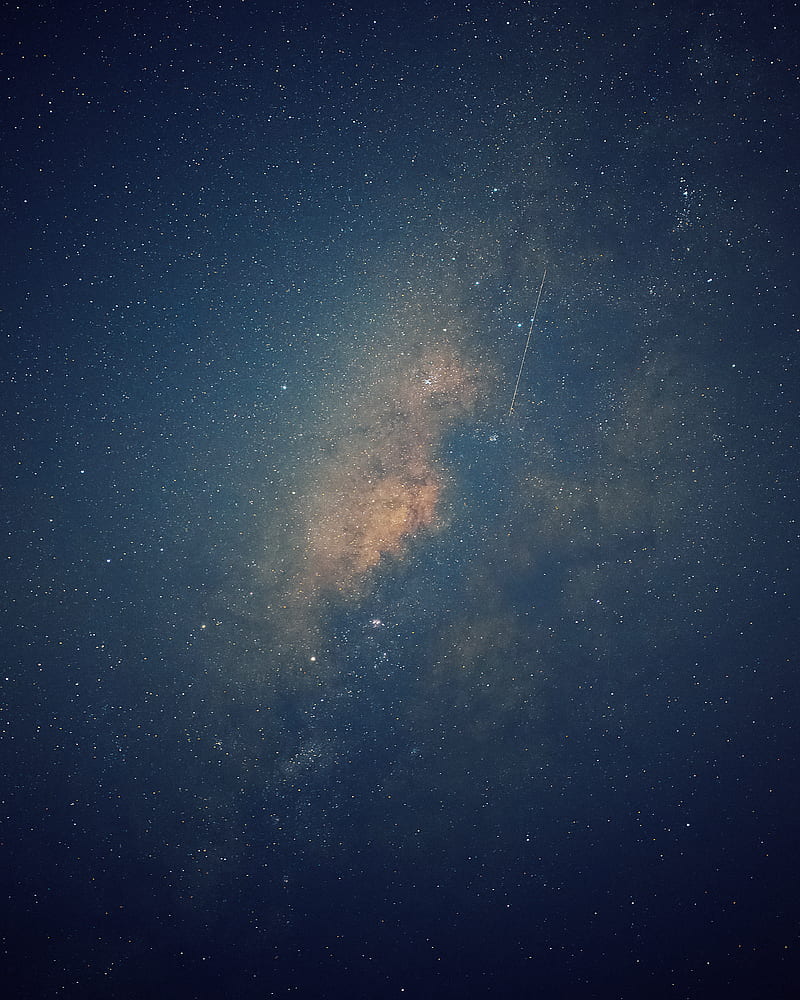 milky way, starry sky, stars, space, shine, HD phone wallpaper