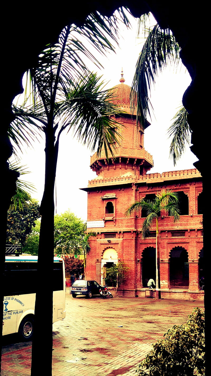 Punjab University, architecture, galaxy, gmhamad1, iphone, lahore, old campus, samsung, HD phone wallpaper