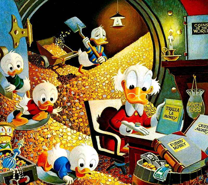 Ducktales, cartoon, duck money, new, HD wallpaper | Peakpx