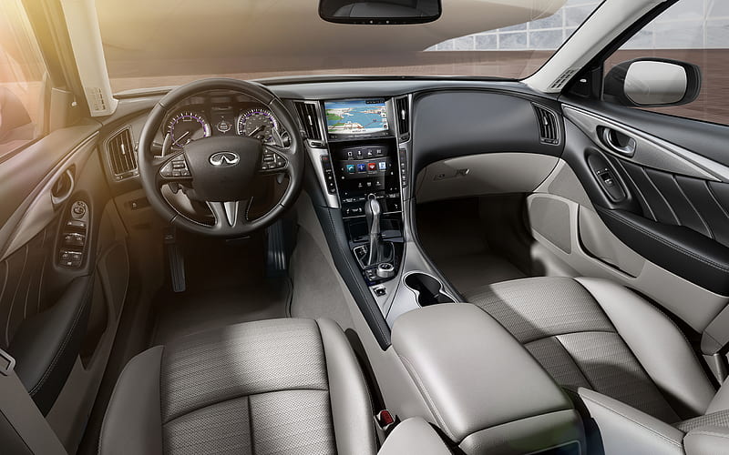 2014 Infiniti Q50, Sedan, V6, car, HD wallpaper