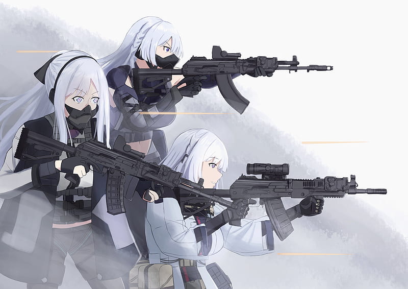 Video Game, Girls Frontline, AK-12 (Girls Frontline), AK-15 (Girls Frontline), RPK-16 (Girls Frontline), HD wallpaper