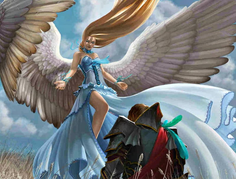 Restoration Angel II, restoration, sky-strike, restoration angel, angel, sky-strike version, HD wallpaper
