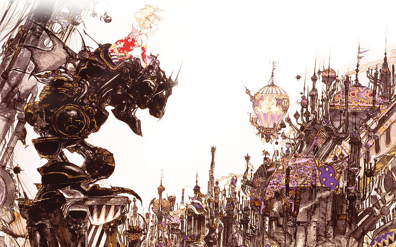 Final Fantasy VI artwork, final fantasy, final fantasy vi, square enix, HD wallpaper