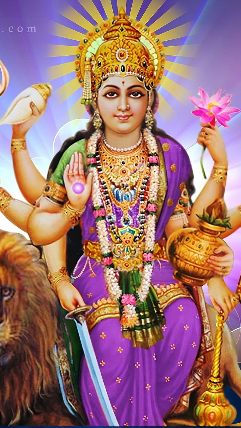Durga Ji Ka, ambe maa, lord, god, HD phone wallpaper | Peakpx