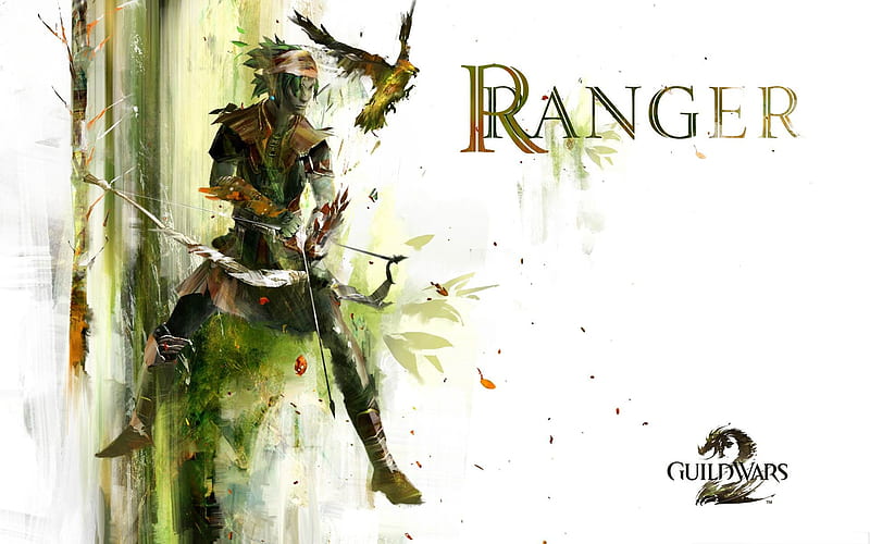 Guild Wars 2 Game ranger 01, HD wallpaper