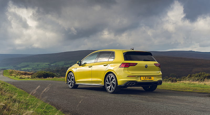2021 Volkswagen Golf R-Line (UK-Spec) - Rear Three-Quarter, car, HD  wallpaper | Peakpx