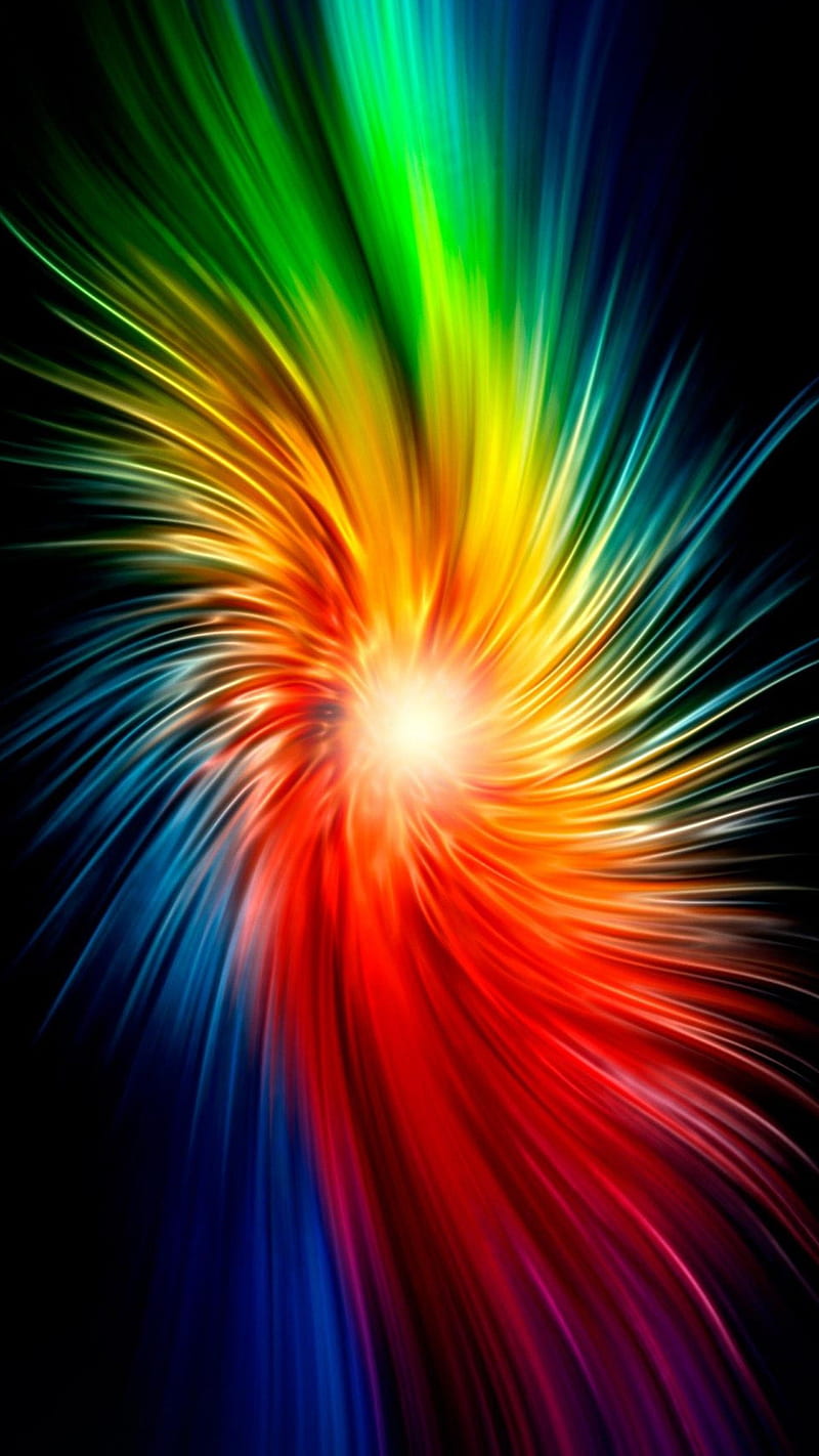 Abstract Color, boom, HD phone wallpaper