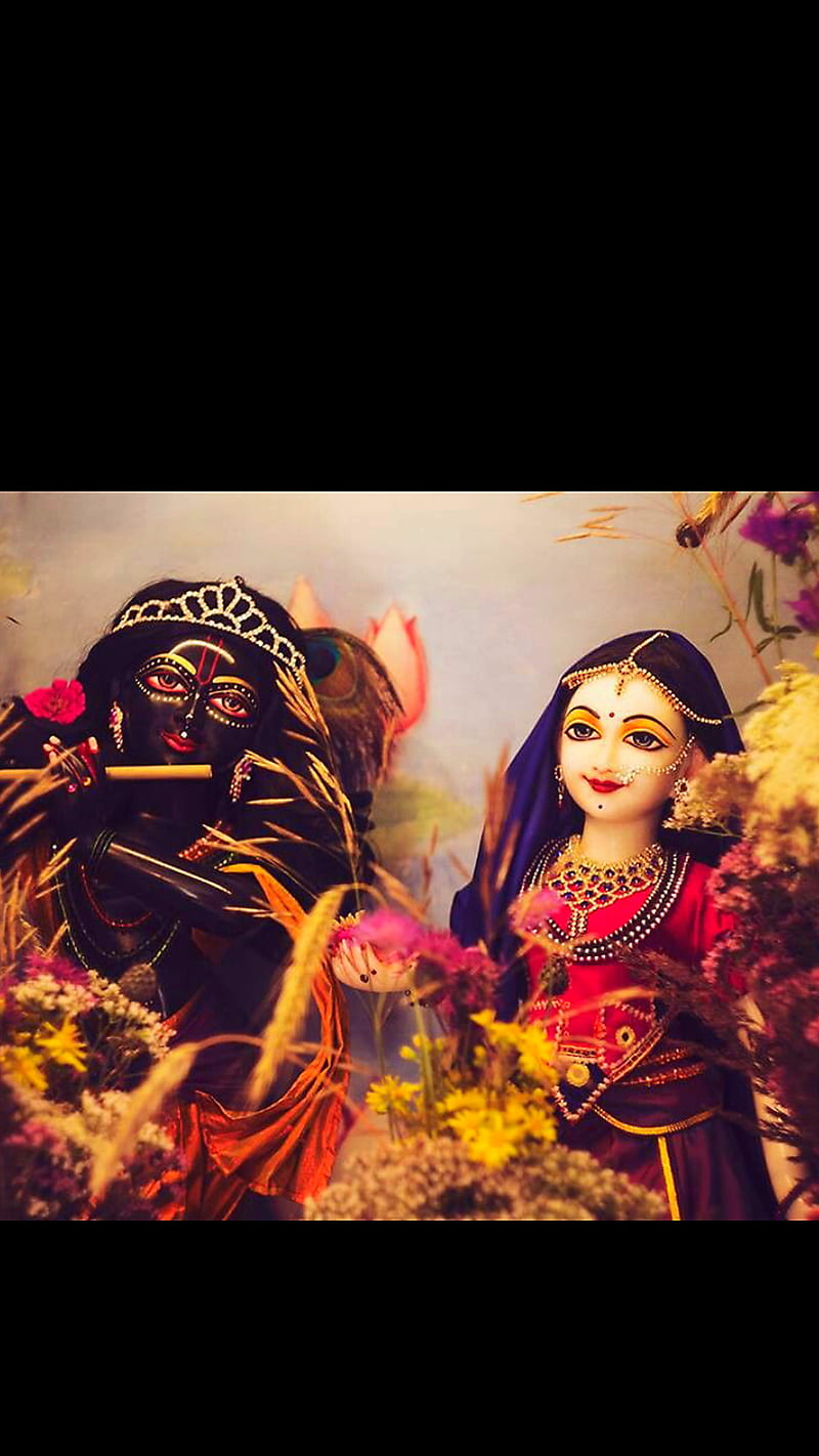 Beautiful krishna, radhe radhe, HD phone wallpaper