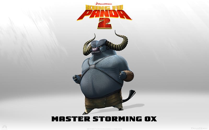 Movie, Kung Fu Panda 2, Kung Fu Panda, Storming Ox (Kung Fu Panda), HD wallpaper