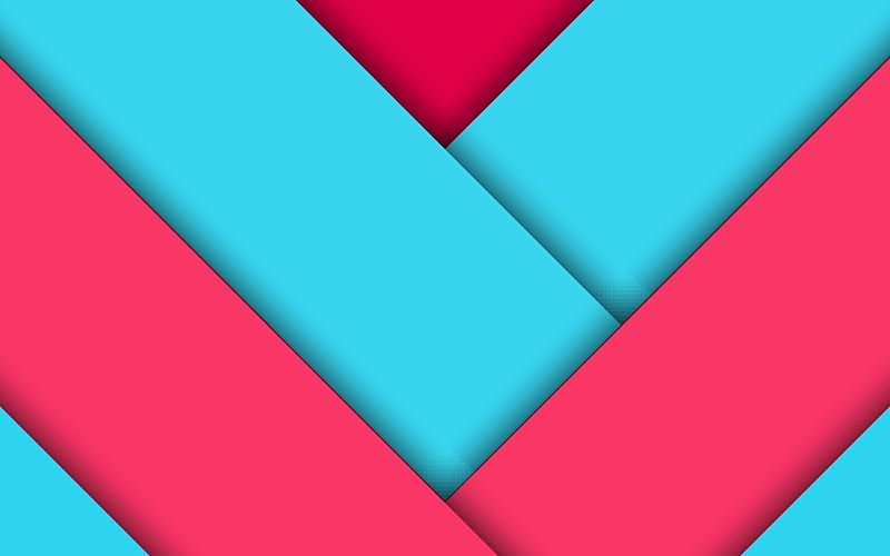 pink blue abstraction, material, rectangles, colorful line, HD wallpaper