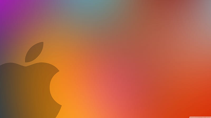 Apple, blur, purple, yellow, HD wallpaper | Peakpx