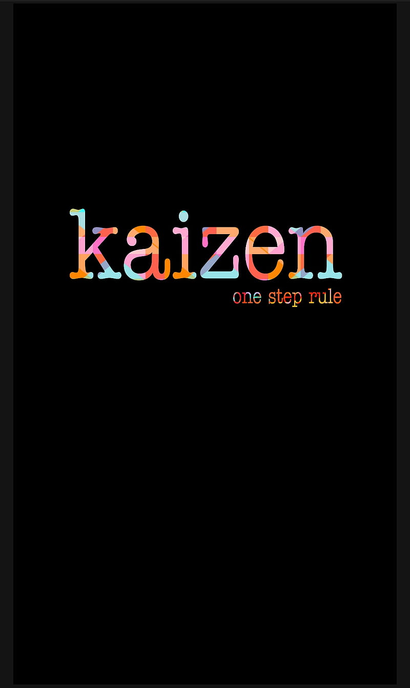 Kaizen , dark, , japanese, motivation, rule, someone, HD phone wallpaper