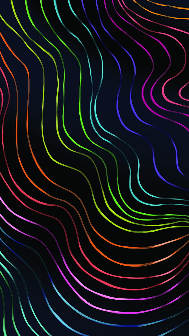 Neon Lines V1, lines, neon, HD phone wallpaper | Peakpx