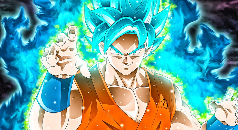 Goku azul, bola, más allá, azul, dragón, dios, límite, súper, Fondo de  pantalla HD | Peakpx