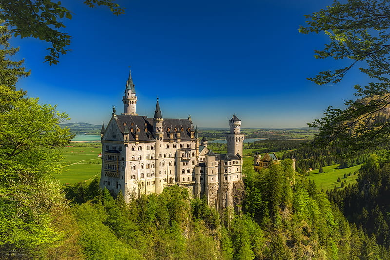 Castles, Neuschwanstein Castle, Bavaria, Castle, Germany, HD wallpaper