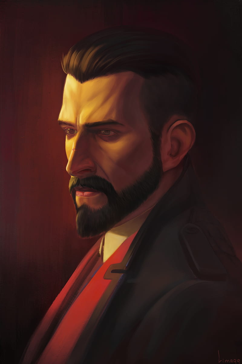 Jonathan Portrait, Art, Jonathan Reid, Vampyr, HD phone wallpaper