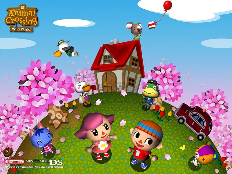 Animal Crossing Wild World world portion, crossing, animal, HD wallpaper