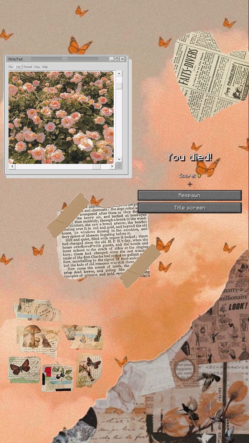 Cottagecore, art, petal, HD phone wallpaper