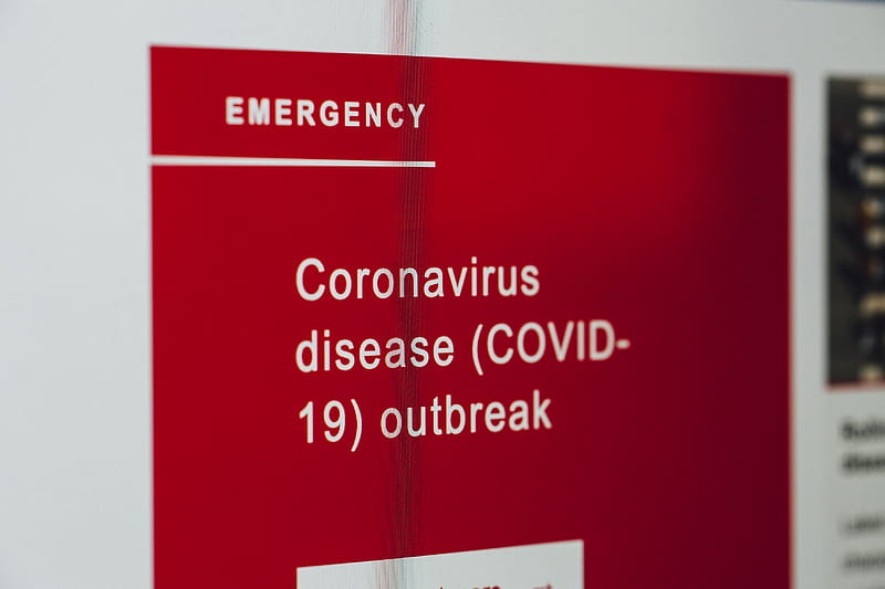 Coronavirus disease (COVID-19) outbreak – warning alarm message., HD wallpaper