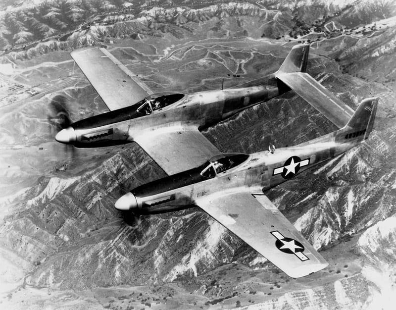 F82 Twin Mustang, mustang, united states air force, f82, experimental aircraft, HD wallpaper