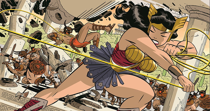 Wonder Woman, DC Comics, Diana Prince, Lasso of Truth, HD wallpaper