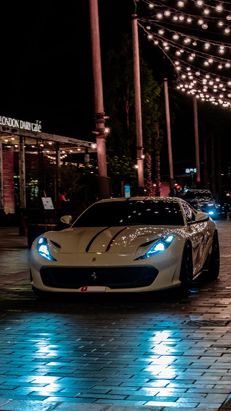 Ferrari In Dubai, car, carros, dark, dubai, exotic, ferrari, motors, motorsport, sport, esports, HD phone wallpaper