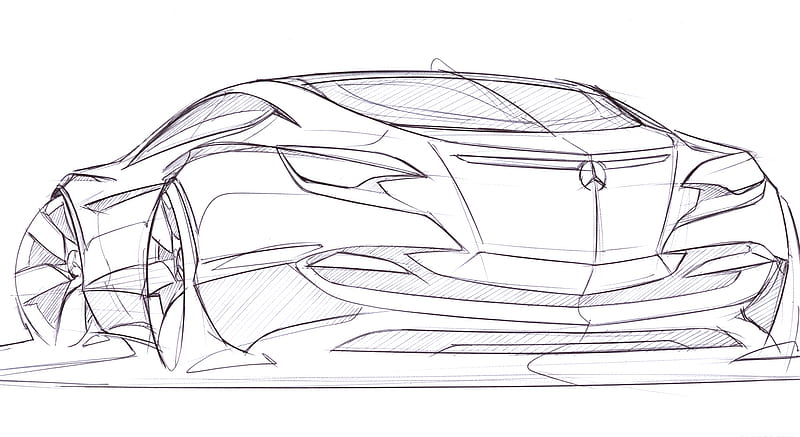 Mercedes-Benz F800 Style Concept (2010) - Design Sketch, car, HD ...