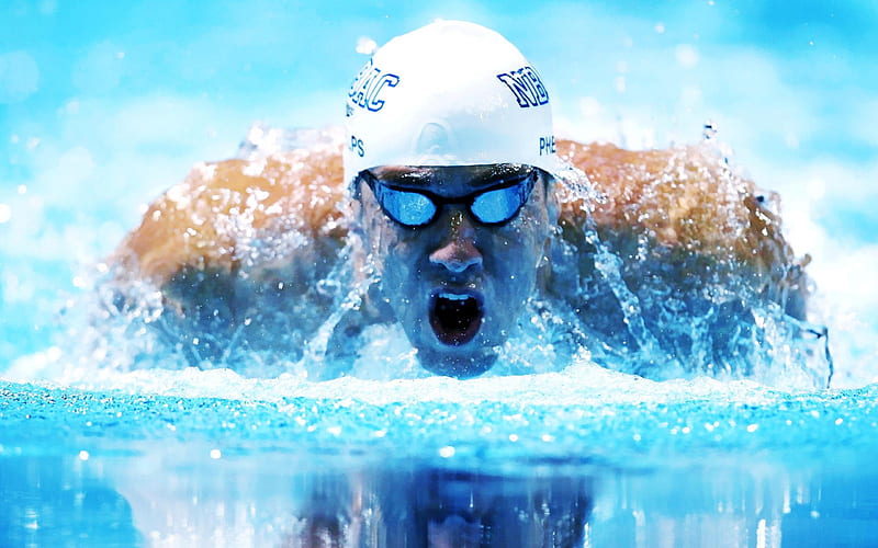Michael Phelps swimming legend -London 2012, HD wallpaper