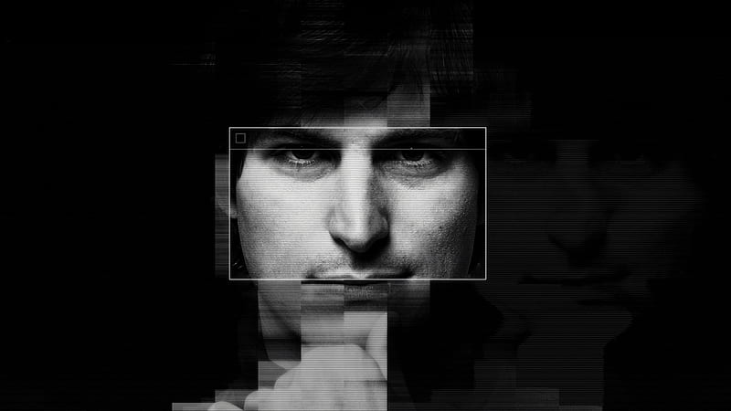 Steve Jobs, Art, Monochrome, , , Background, Dnlpzz, HD wallpaper