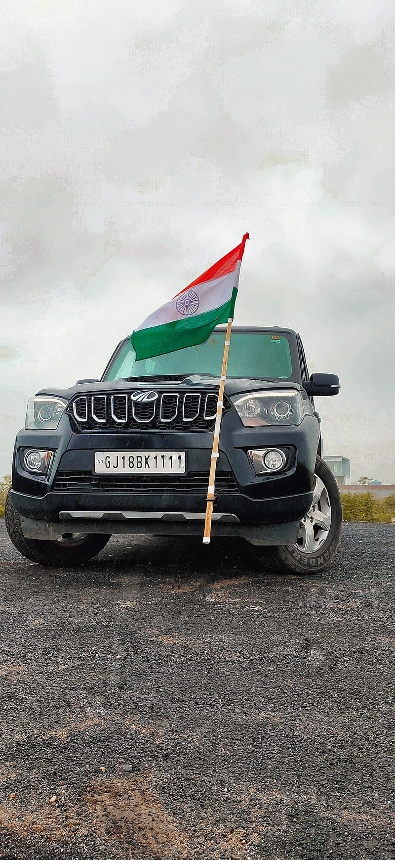 Mahindra Scorpio, adventure, independence day, india, indian, indianarmy, indianflag, offroad, suv, HD phone wallpaper