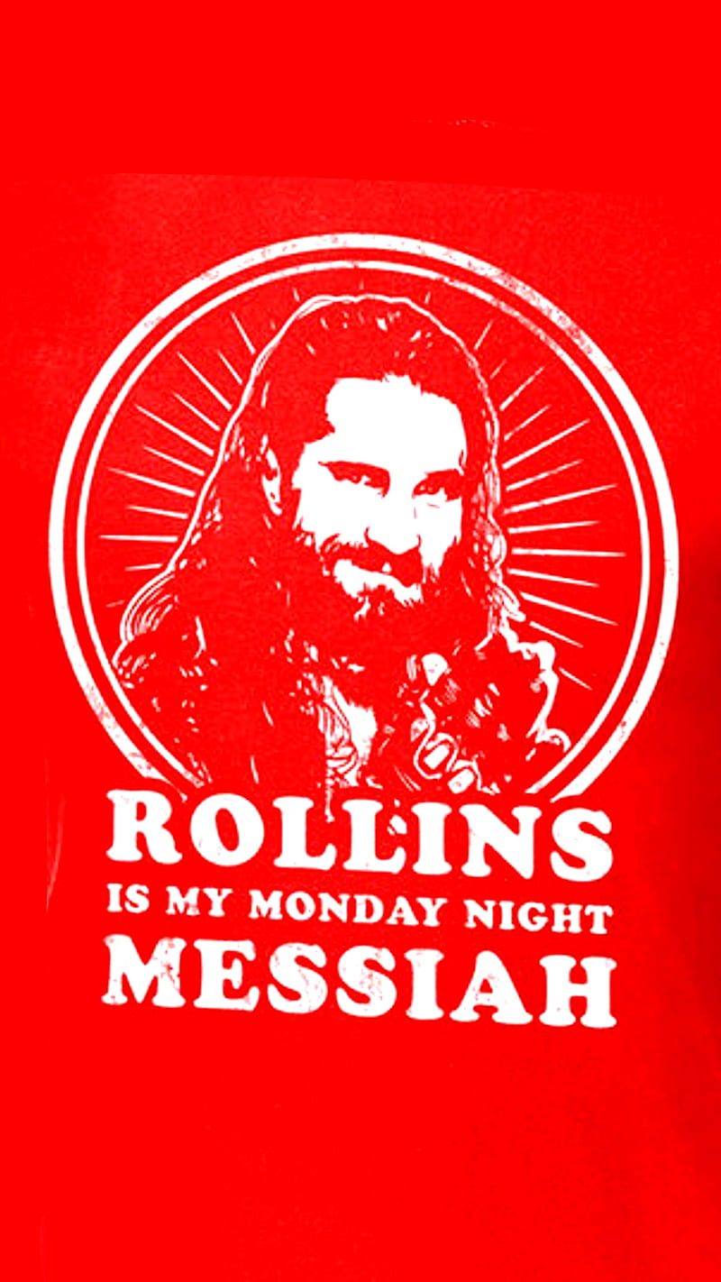 Seth Rollins, bad, badge, dreams, giants, monday night messiah, new, nxt, raw, smackdown, wwe, HD phone wallpaper